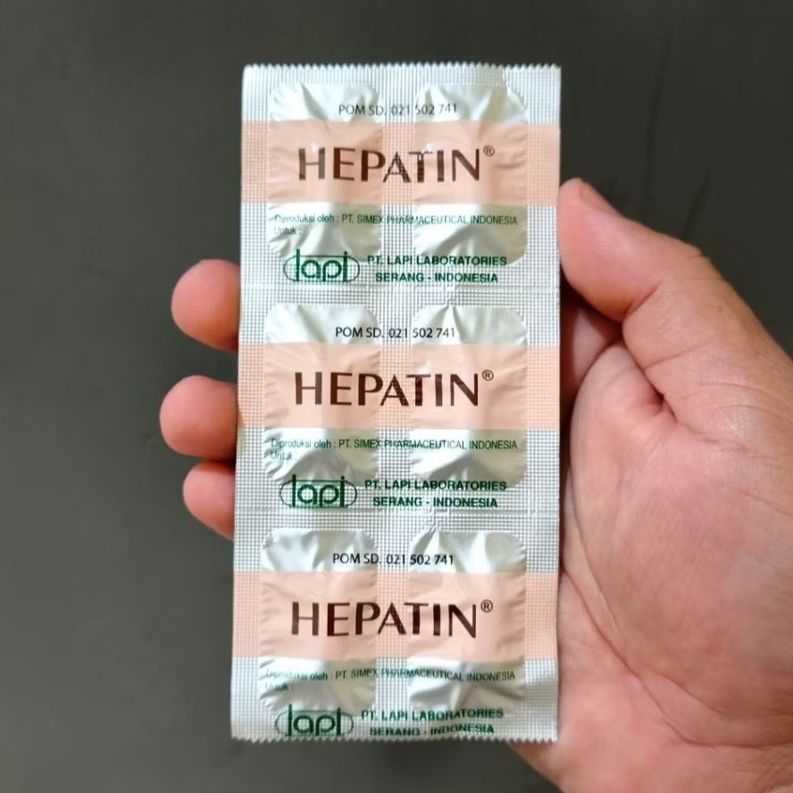 HEPATIN STRIP 6 KAPLET