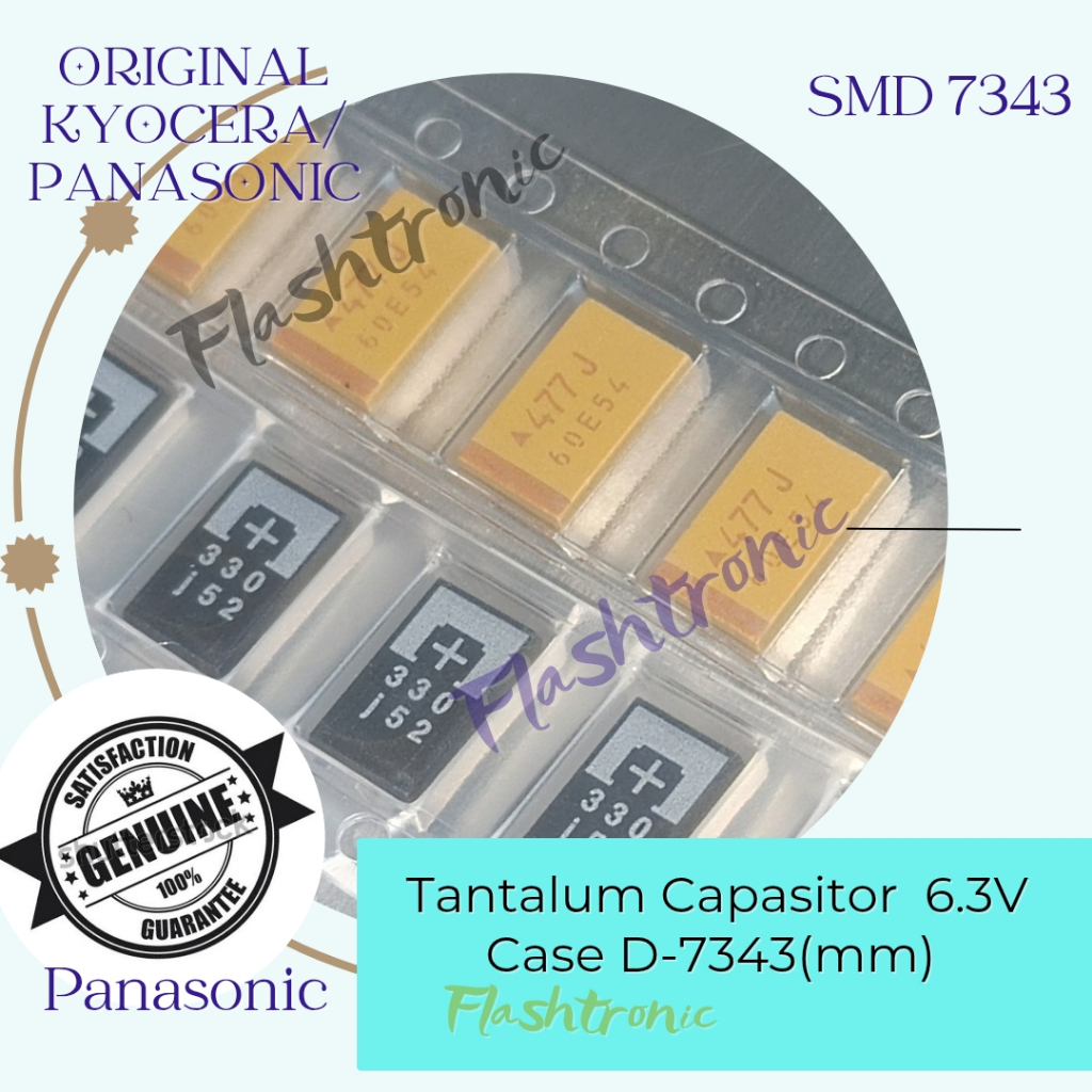 Tantalum 330uF 470uF 6.3Volt smd 7343 Tantalum capasitor