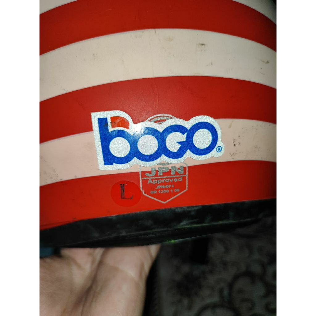 preloved helm bogo