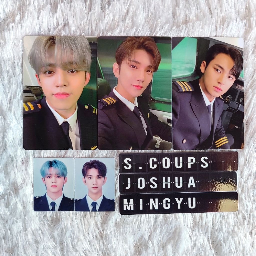 photocard membership kit pilot seventeen scoups joshua mingyu official