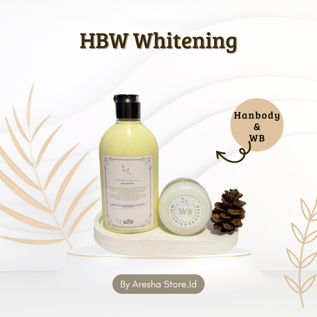 Handbody Hbw Pemutih Badan 10x Lebih Cepat 250ml || HB WHITENING