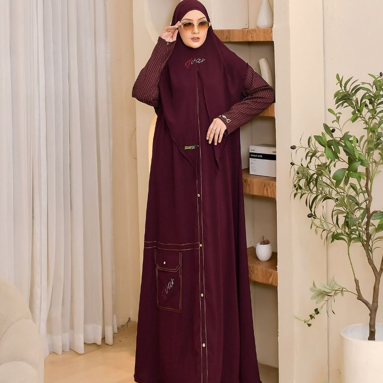 Labaik Gamis Syar'i Premium, Labaik Abaya Modern, Labaik Khimar Elegant, Labaik Dress Muslimah Trend