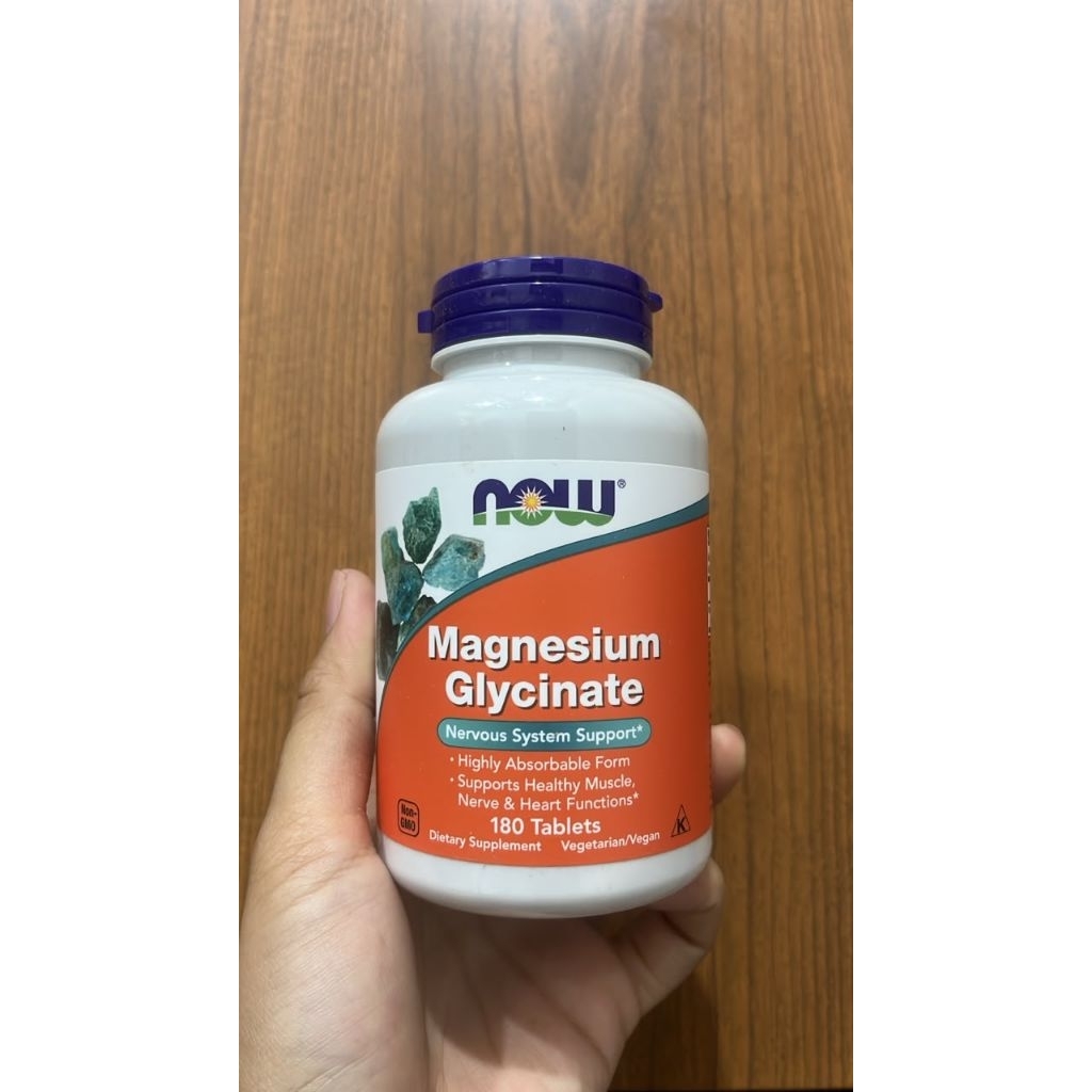 NOW Magnesium Glycinate 180 Tablets