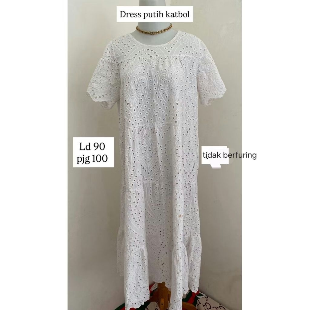 Dress katbol atasan katbol blouse katbol dress katun bolong