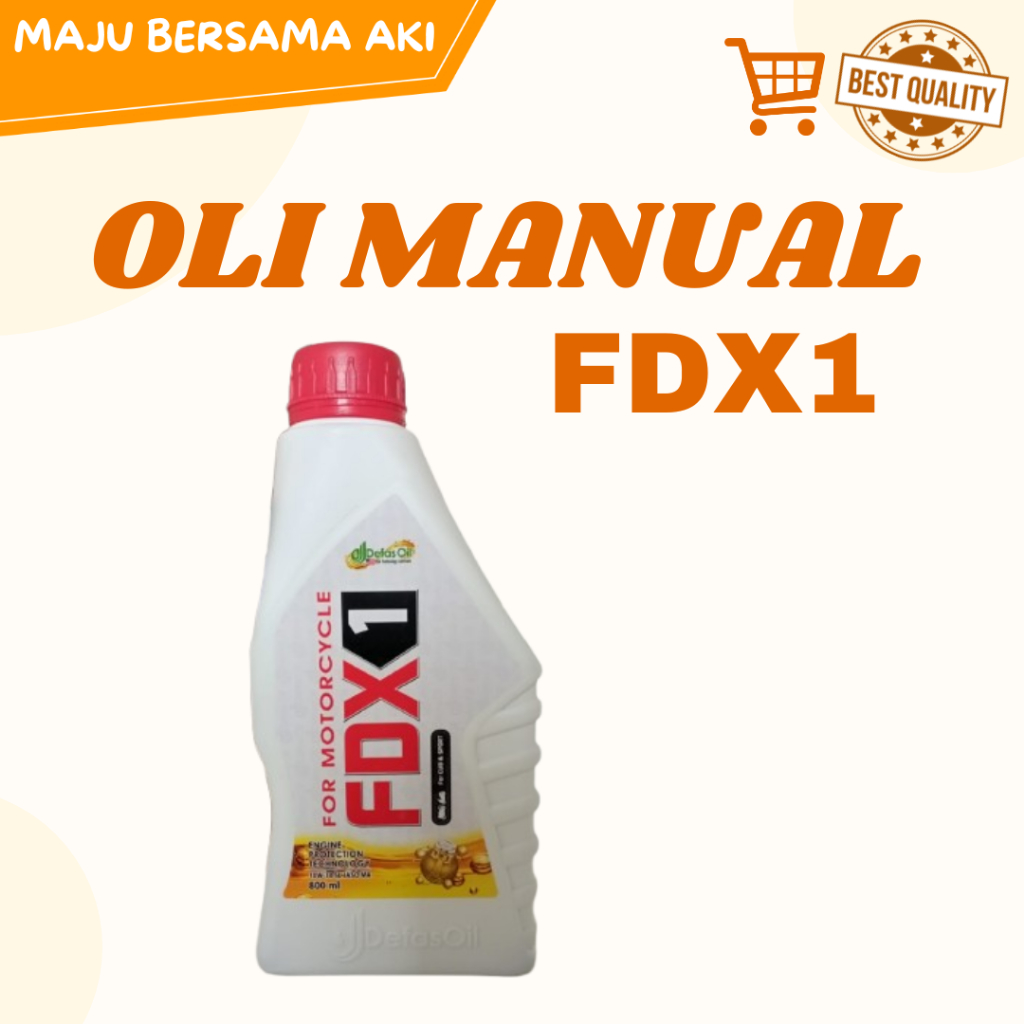 Oli FDX 1 Defas Oil untuk Oli Motor Manual / FDX1 0,8 liter