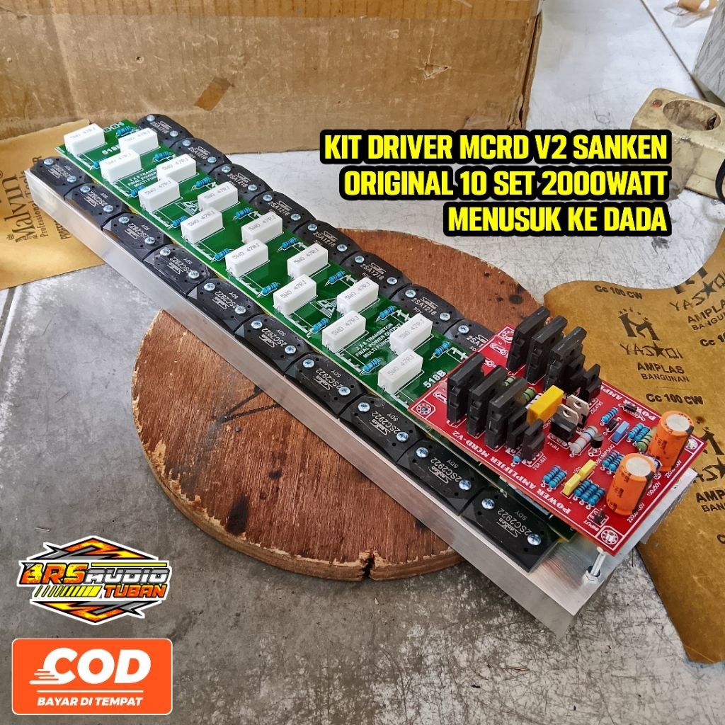 KIT DRIVER MCRD V2 SANKEN ORIGINAL 10 SET 2000WATT MENUSUK KE DADA