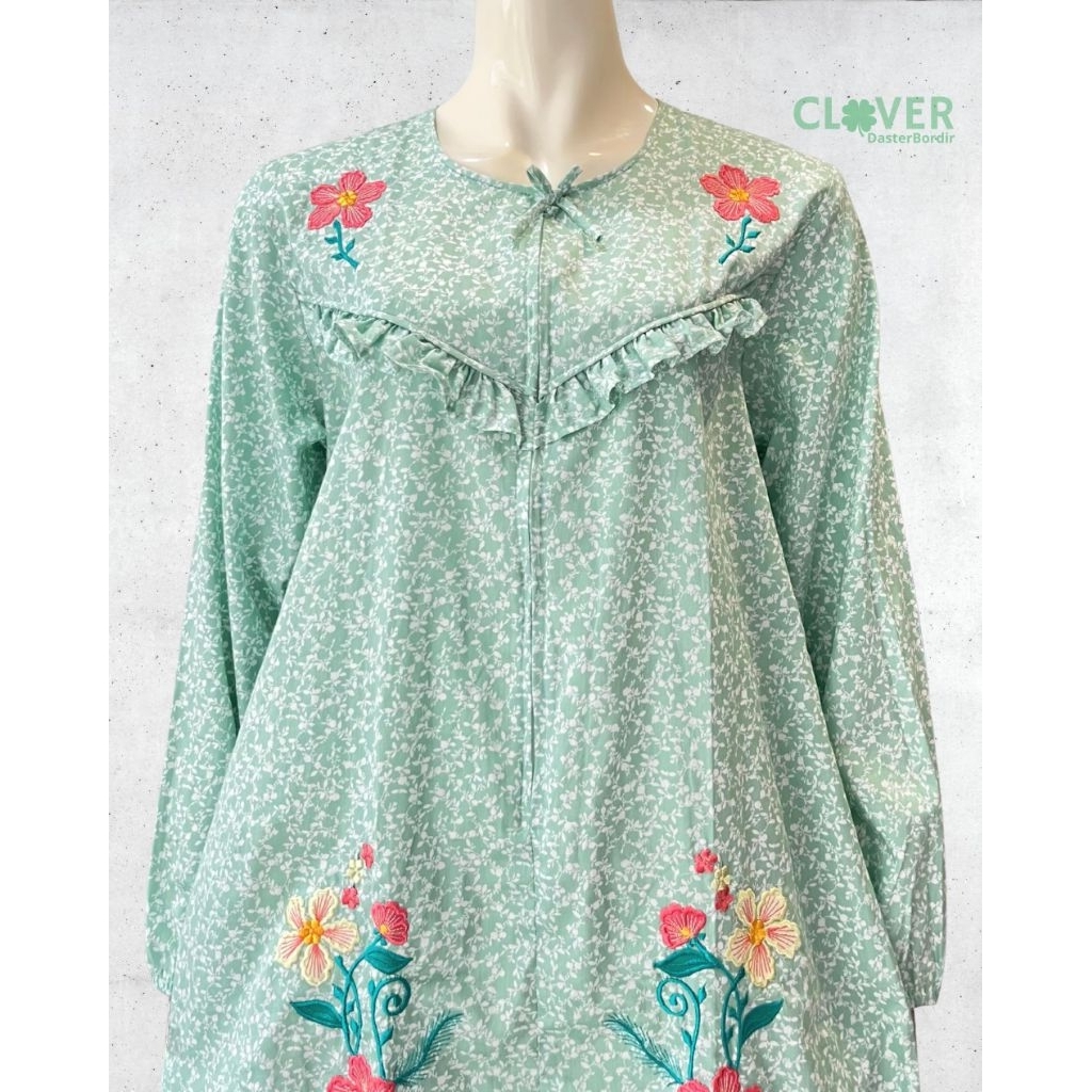 Longdress katun Jepang Tokai - longdress bordir- gamis katun Jepang bordir - lpj 2