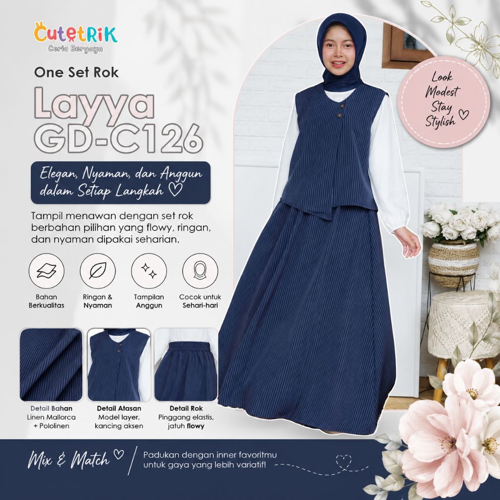 Rumah Gamis Anak/oneset rok remaja terbaru/oneset terbaru/Oneset rok remaja kekinian/Oneset rok rema