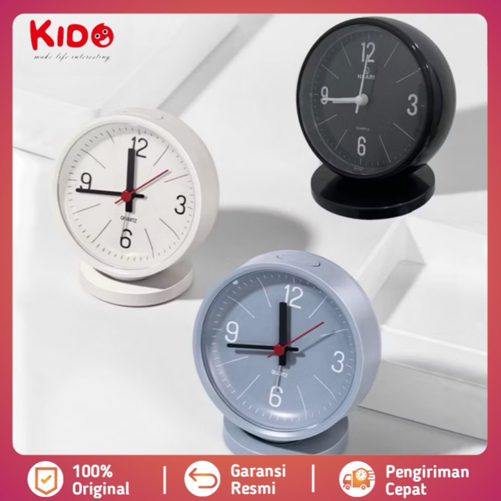 Jam Weker Alarm Bunyi Beep / Jam Meja - 8096