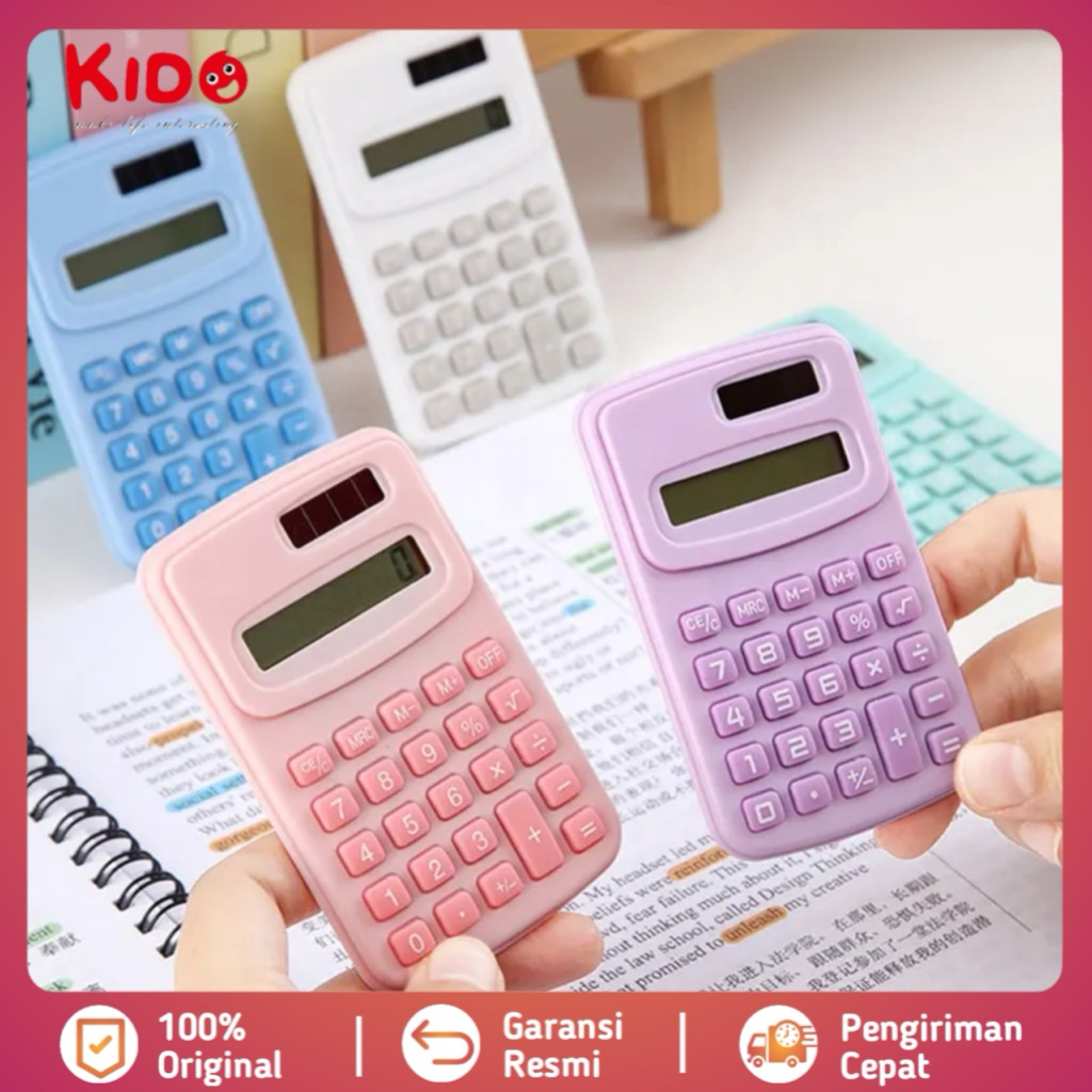 Kalkulator Saku Sekolah Kantor Mini Calculator 8 Digit KA-888C