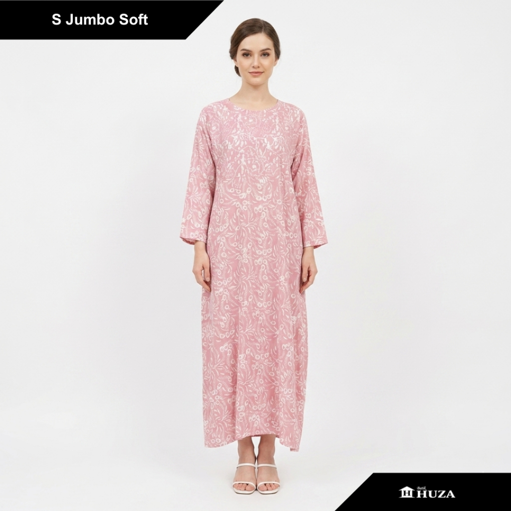 Batik Huza  Daster Dewasa Batik Sedress Jumbo Soft