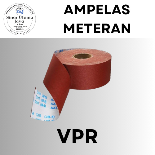 AMPLAS METERAN NO. 60, 60, 100, 120, 150, 180, & 240 / AMPELAS PENGHALUS / PENGHALUS UNTUK DINDING, 
