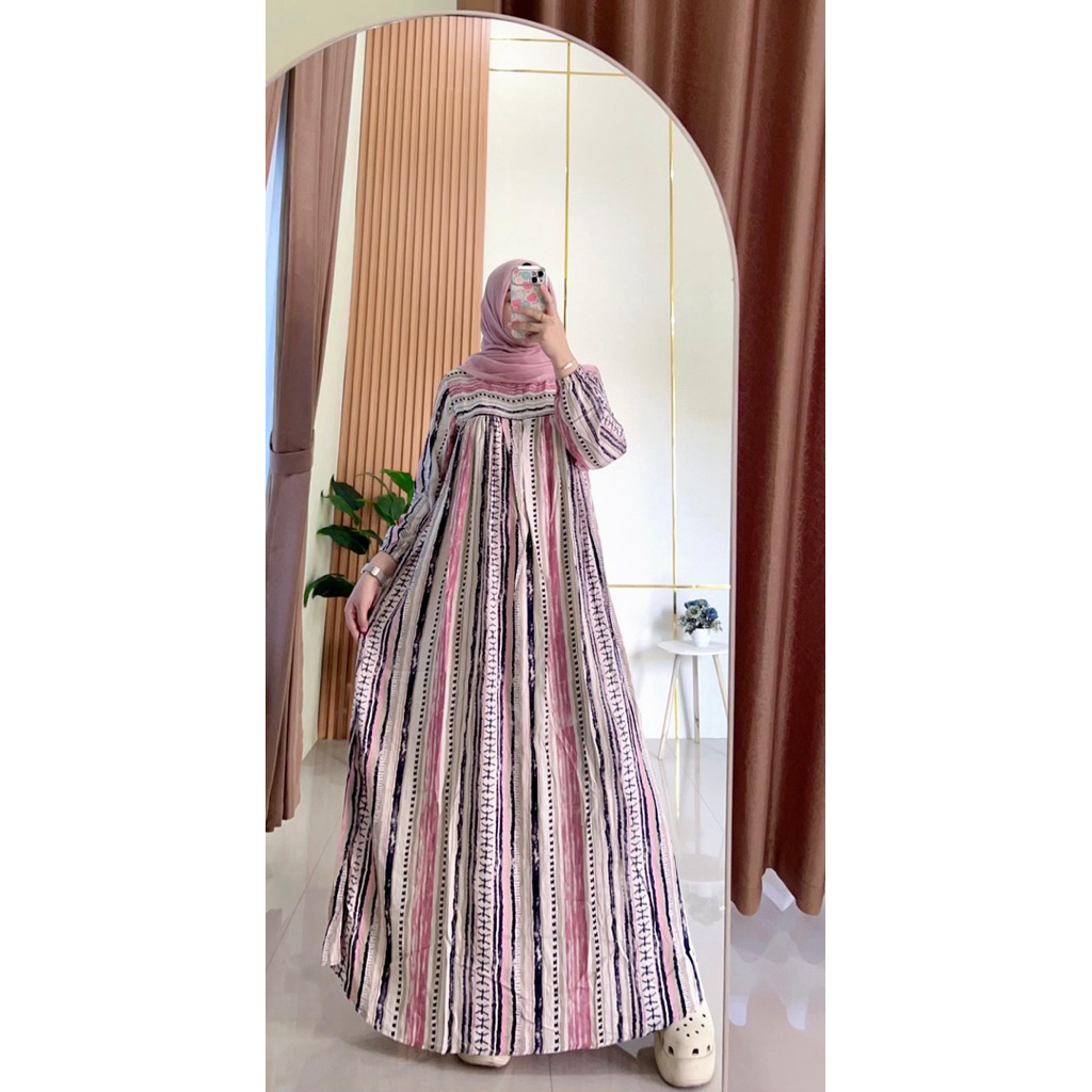 GAMIS RAYON/DRESS RAYON/NEHLA DRESS/GAMIS WANITA