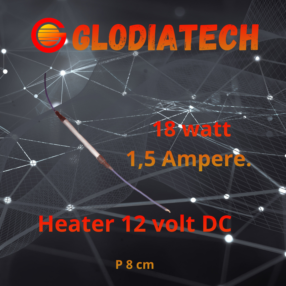 Elemen Pemanas Dc 12 Volt dan 5 Volt Heater Untuk Mesin penetas Telur Unggas P 8cm