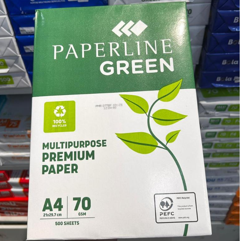TBMO Kertas HVS A4 70 gr 70 gsm 70gram PAPERLINE GREEN