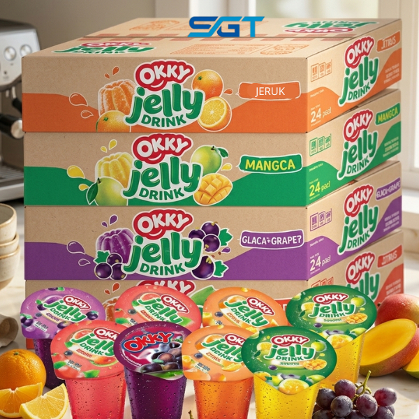 OKKY JELLY DRINK 1DUS 24CUP @145ML