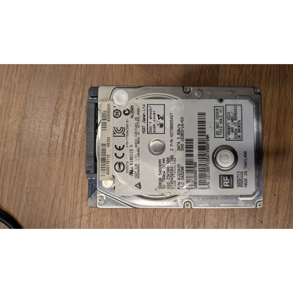 HDD hgst 500 GB 32%