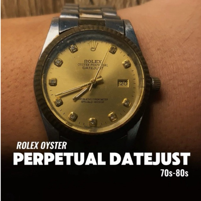 ROLEX OYSTER PERPETUAL DATEJUST Vintage Automatic Watch 70s-80s