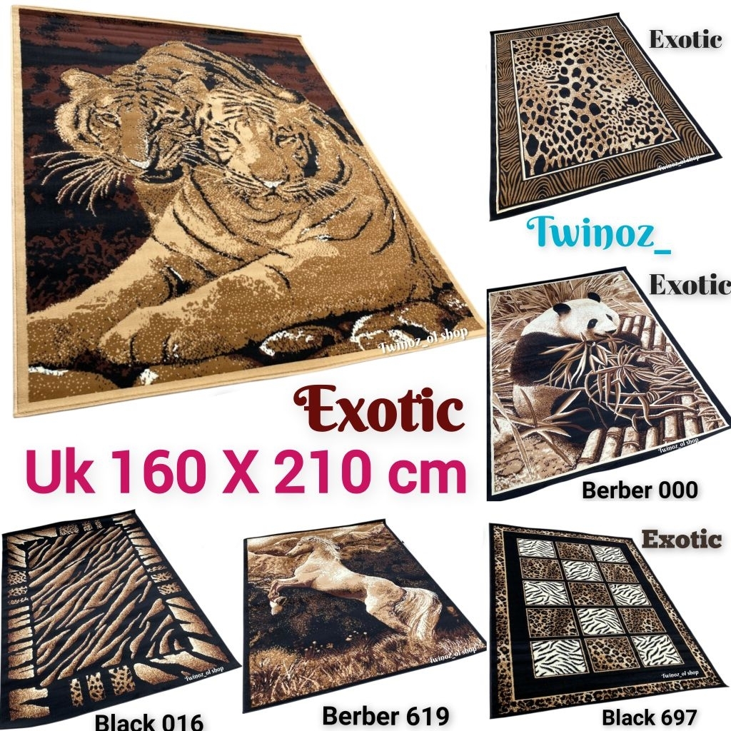 KARPET PERMADANI Uk 160x210cm EXOTIC