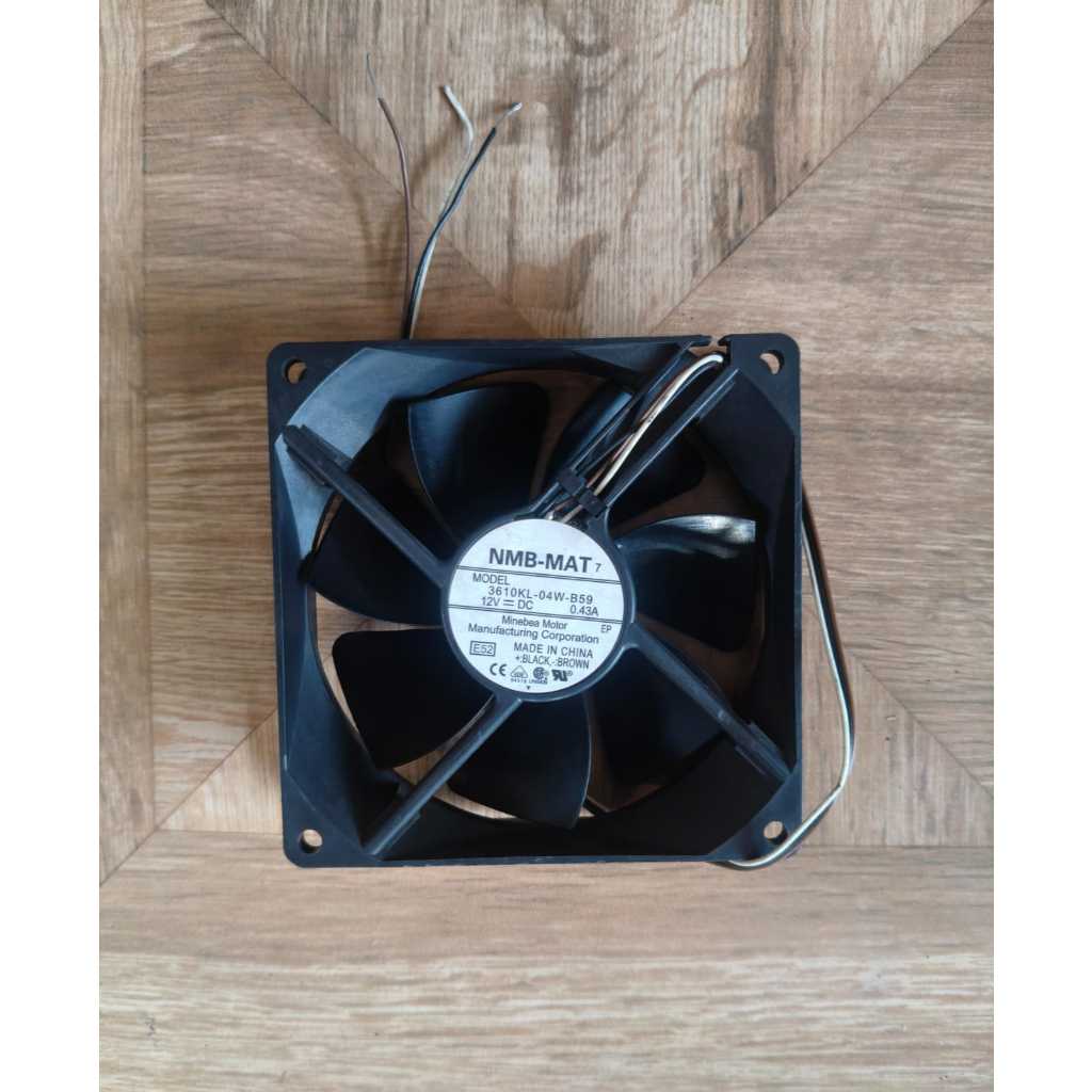 Kipas DC High Speed 12 volt 9x9 cm 0,43A 3 Kabel,Kipas NMB-MAT High Speed