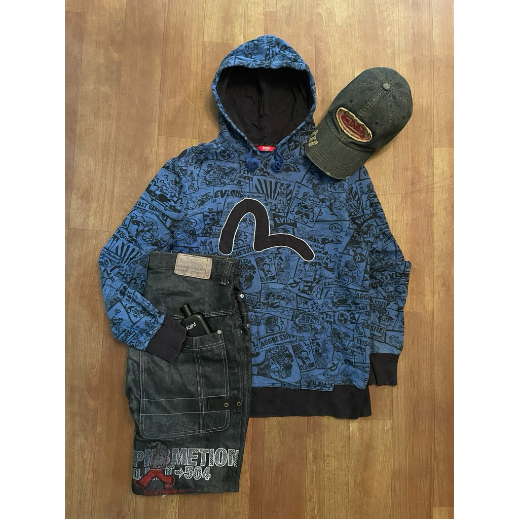 hoodie evisu full print