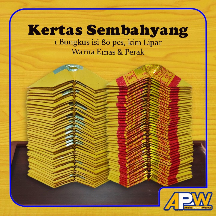 Kertas Sembahyang / Kimcua 888 Lipat Emas / Perak