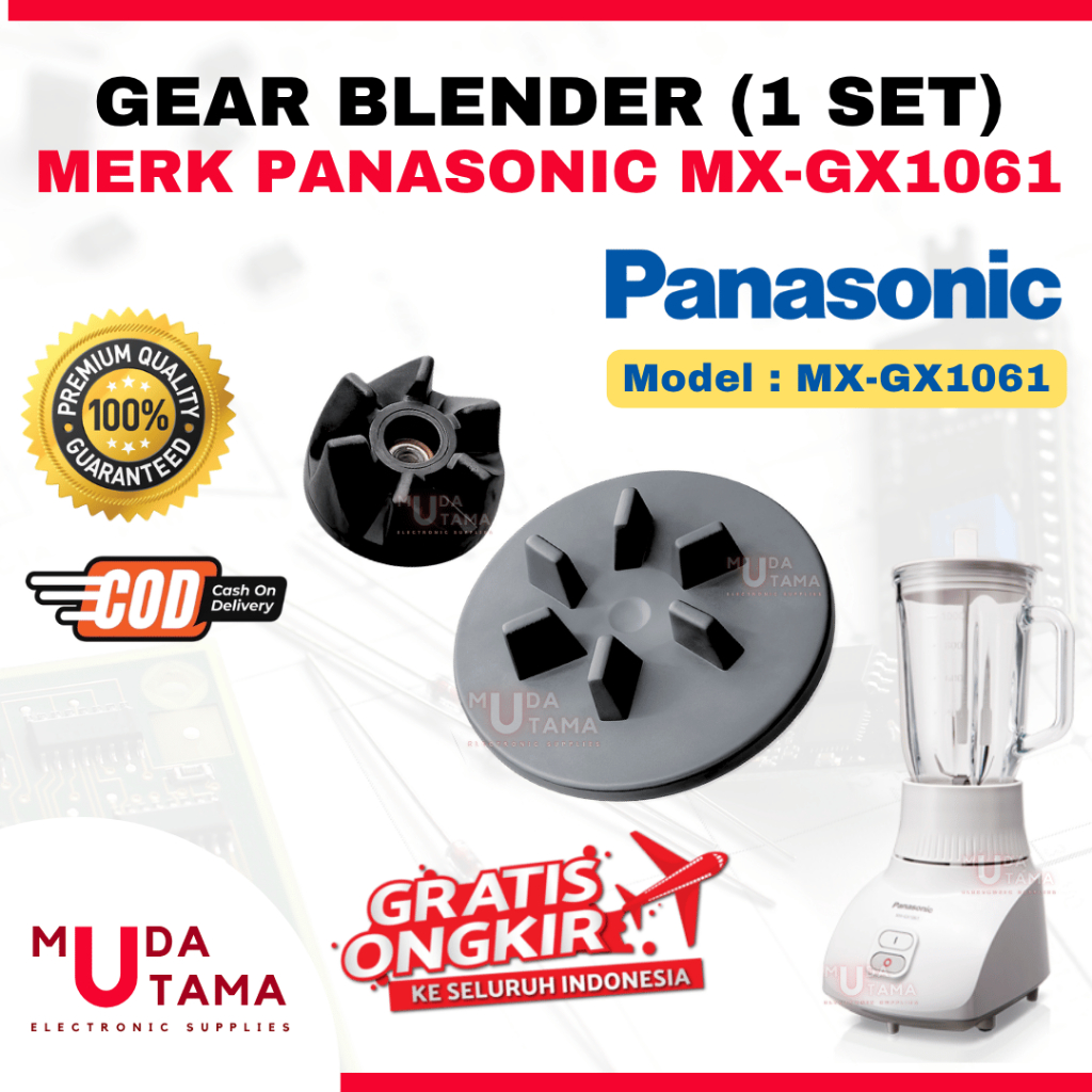 Karet Gear Blender PANASONIC MX-GX1061 / MX GX 1061 / MXGX1061 - Gear Pemutar Blender PANASONIC GX10