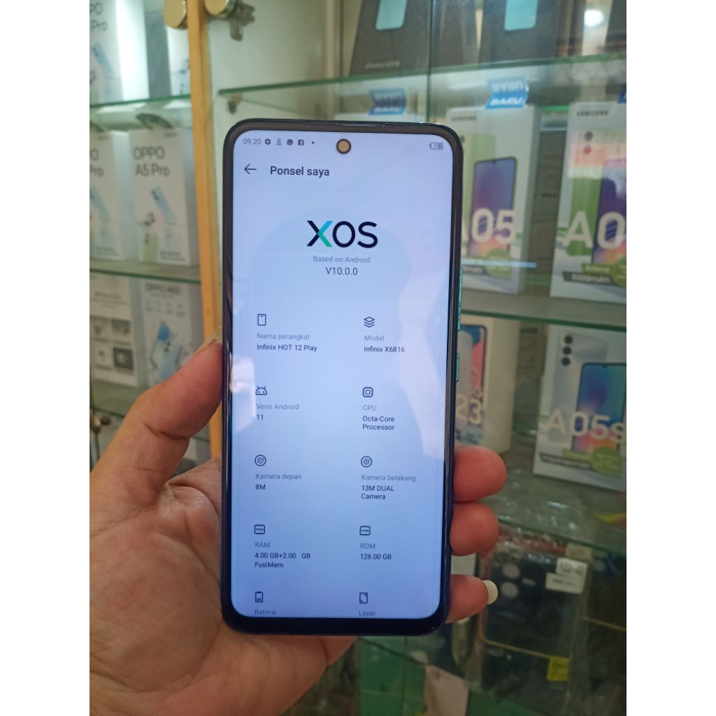 Infinix hot 11 Play Ram 4/128 ( SECOND)