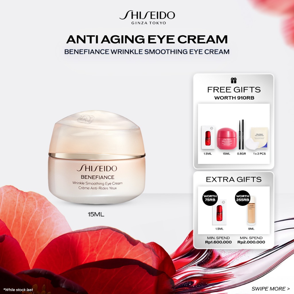 Shiseido New Benefiance Wrinkle Smoothing Eye Cream 15ml