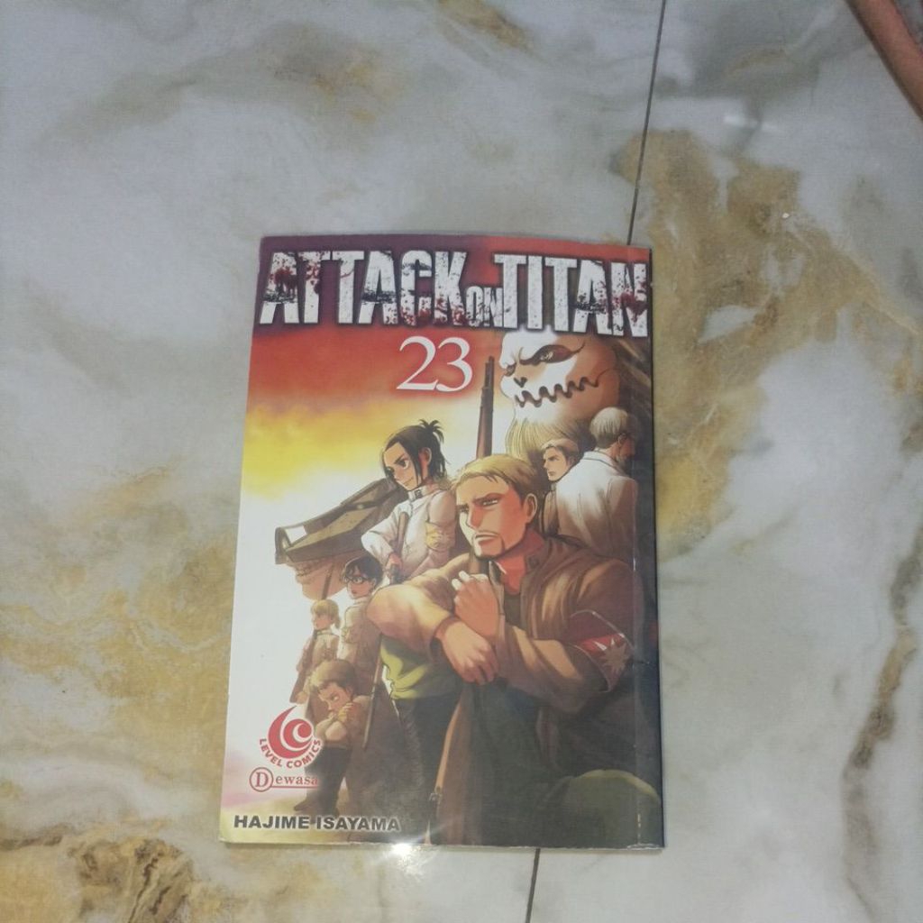 WTS PRELOVED KOMIK ATTACK ON TITAN VOLUME 23
