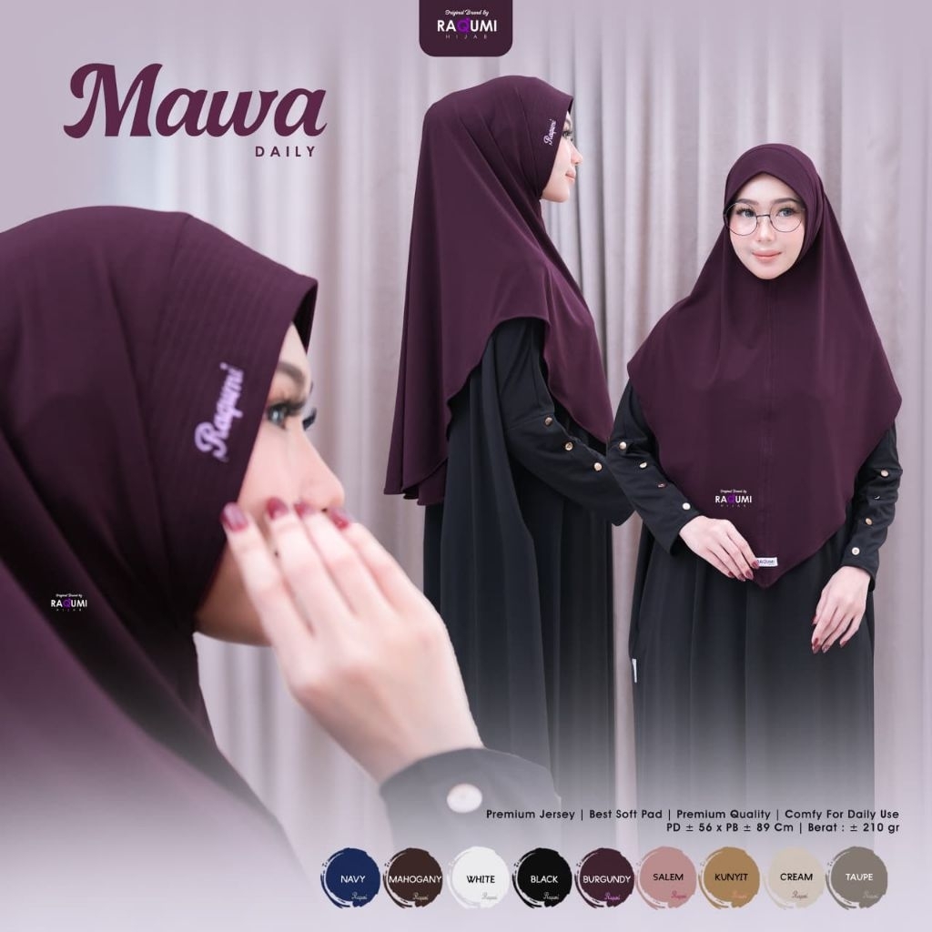 MAWA DAILY HIJAB ORI RAQUMI HIJAB