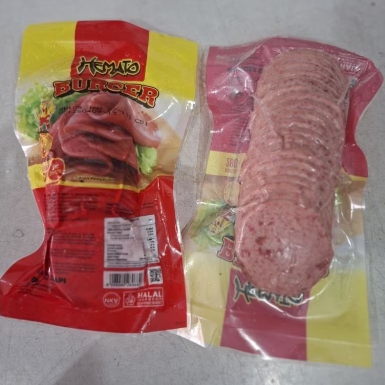 Hemato Daging Burger isi 20pcs