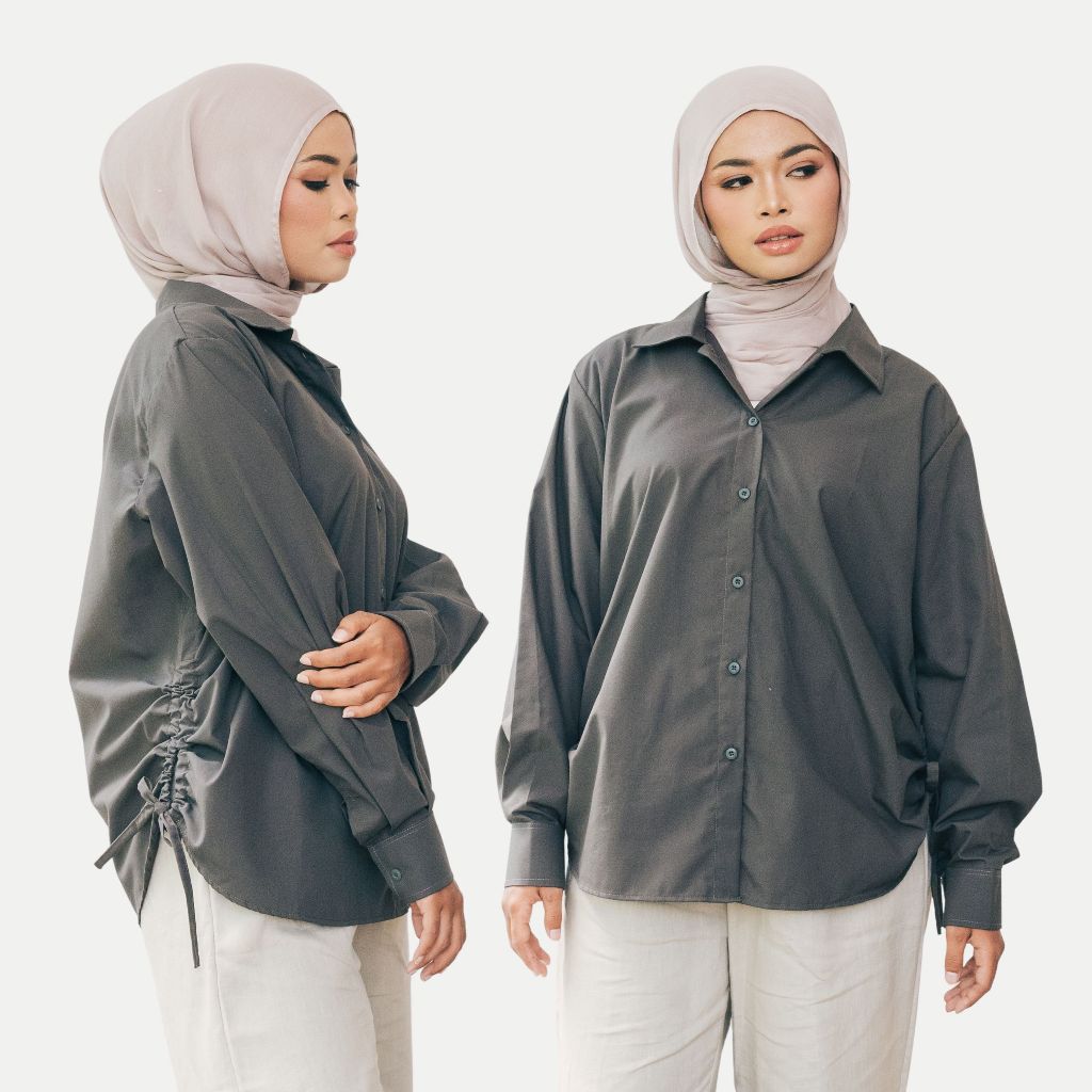 Atala Scarves | Calma Shirt | Kemeja Serut Wanita