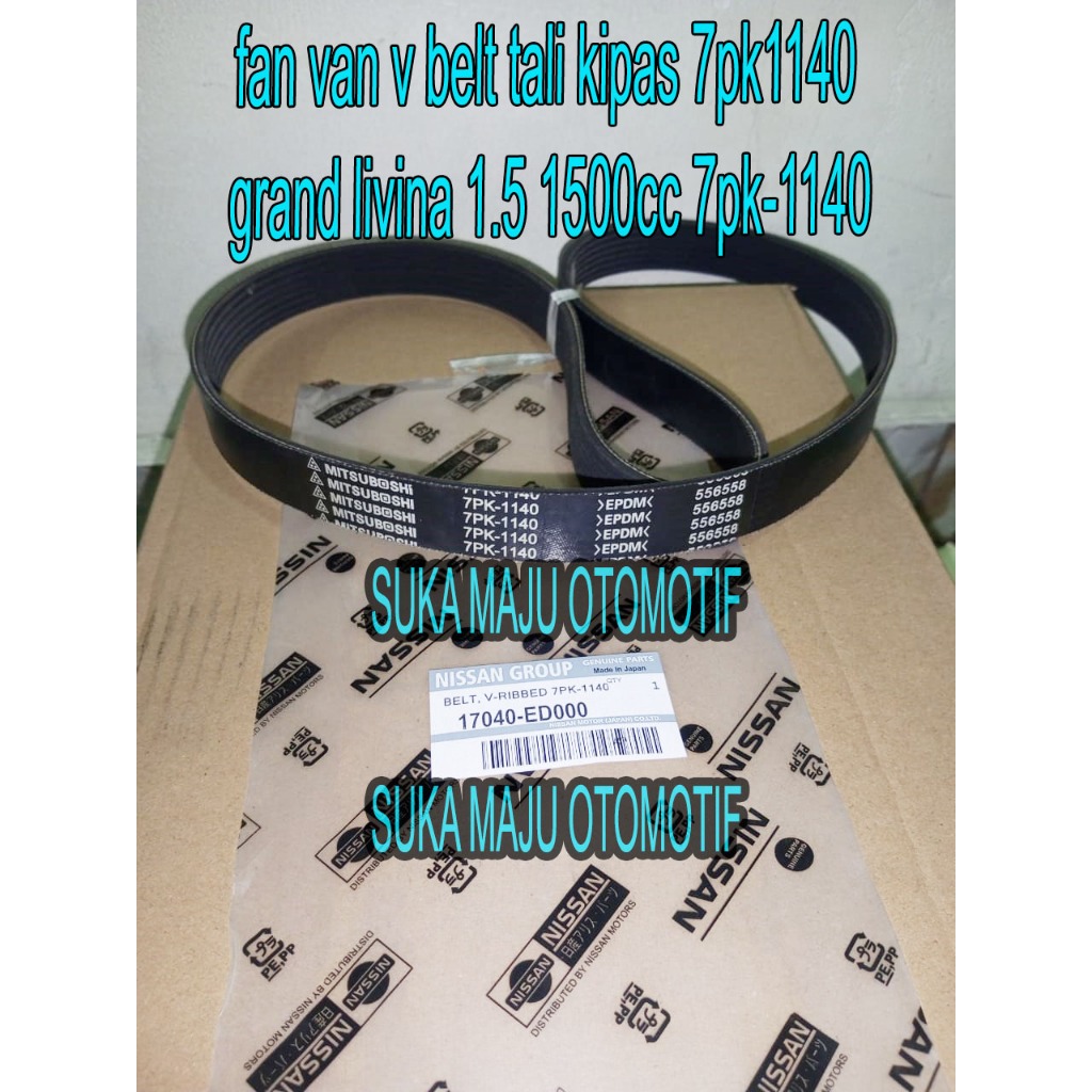 fan belt van belt tali kipas livina 7pk1140 7pk-1140