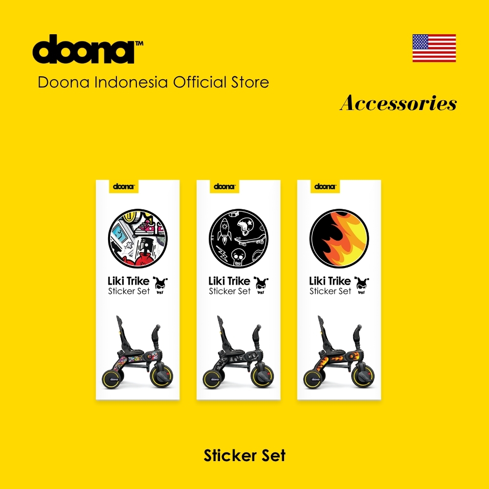 Doona Liki Trike Accessories - Sticker Set
