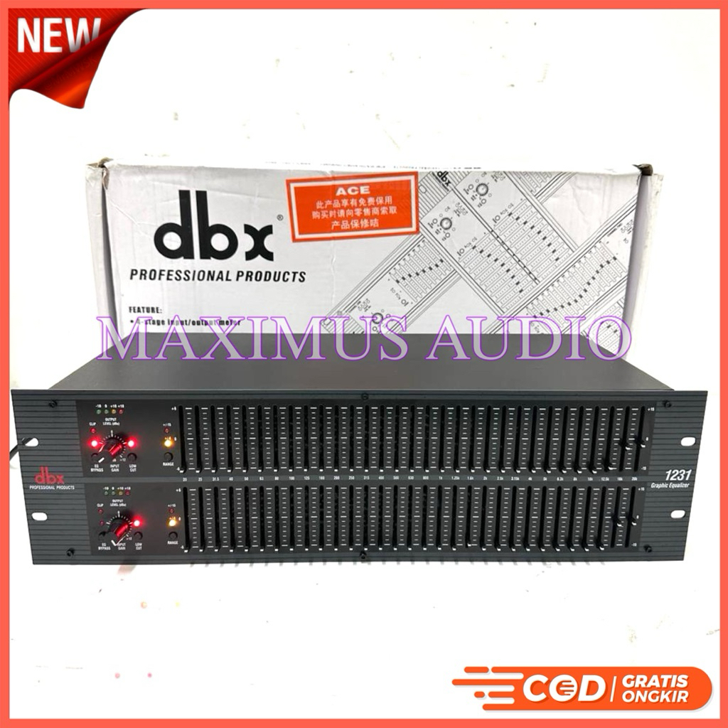 Promo Audio Equaliser DBX 1231 GRADE A EQUALISER DBX1231 GRADE A