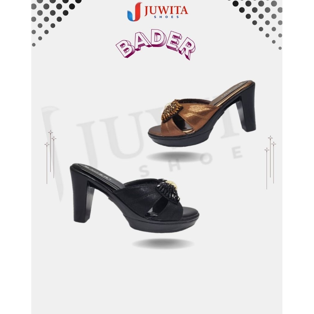 sandal pesta cewek wanita merk bader nyaman digunakan