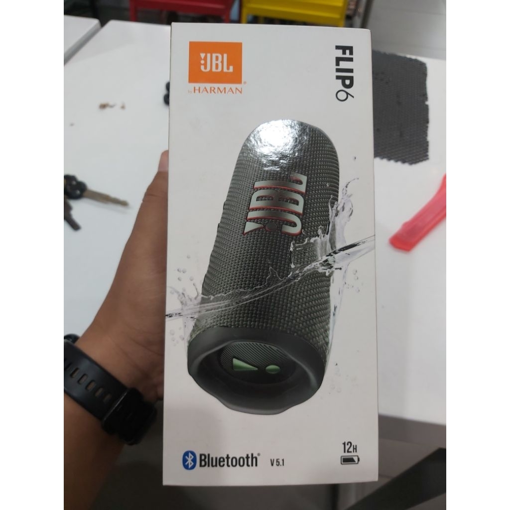 [BARU] JBL Flip 6 Portable Bluetooth Speaker - Original Pro Sound dengan sistem speaker 2 arah - Wat