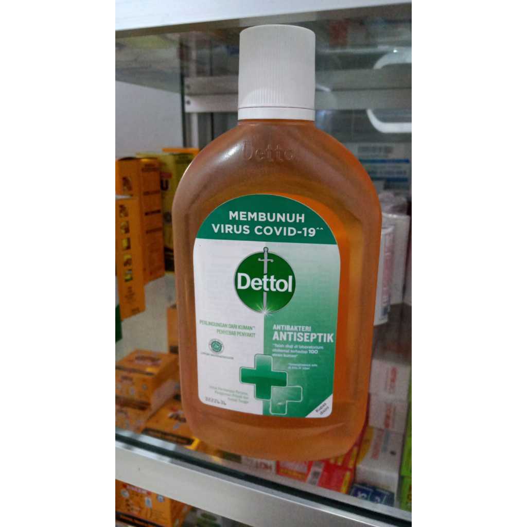 Dettol Antiseptik Cair 245ml - Membunuh 99,99% Kuman, Aman untuk Bayi, Desinfektan Serbaguna