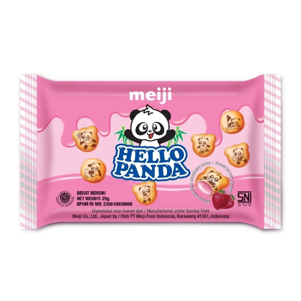HELLO PANDA STRAWBERRY 25GR