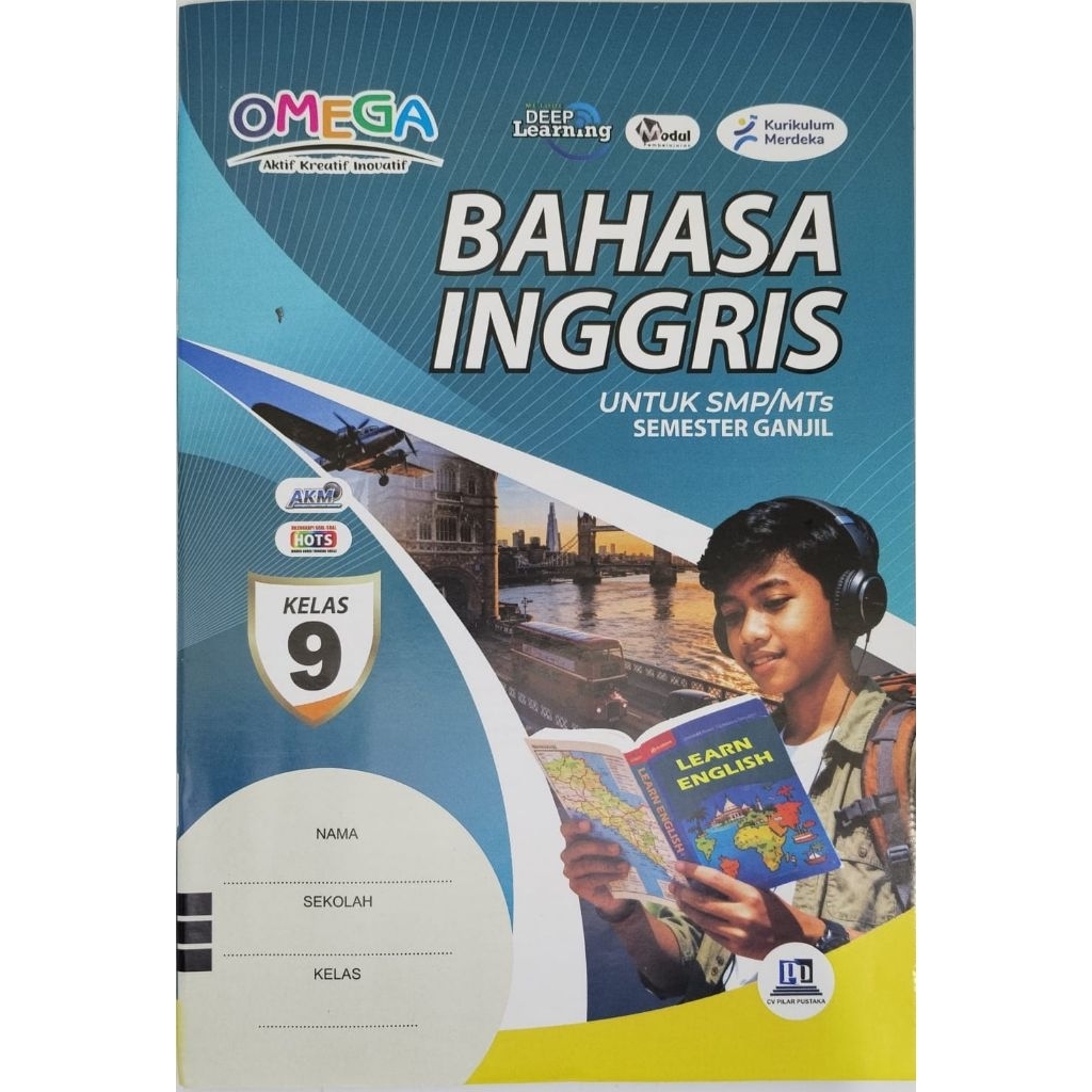 LKS SMP/MTS I KURIKULUM MERDEKA I DEEP LEARNING I OMEGA I SEMESTER 1 I MATA PELAJARAN BAHASA INGGRIS