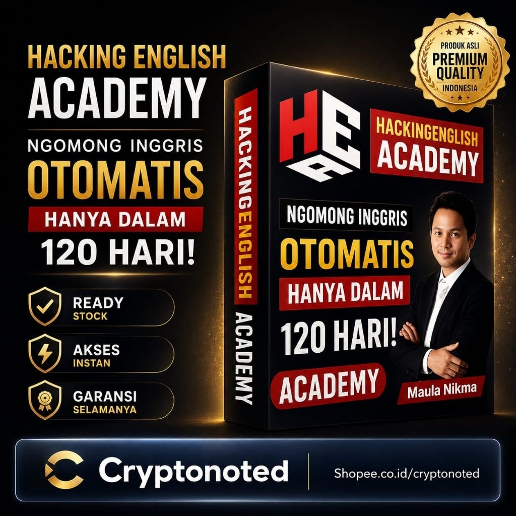 PROMO Hacking English Academy | Jago Bahasa Inggris Dalam 120 Hari