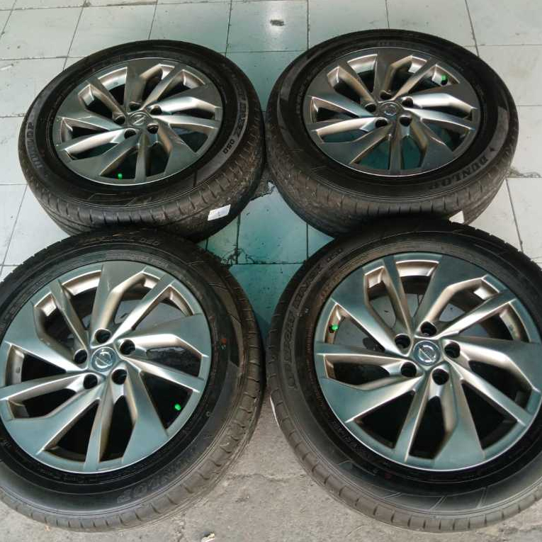 Velg Bekas Copotan Nissan Xtrail Ring 18 Lubang 5 Ban 225 60 R18