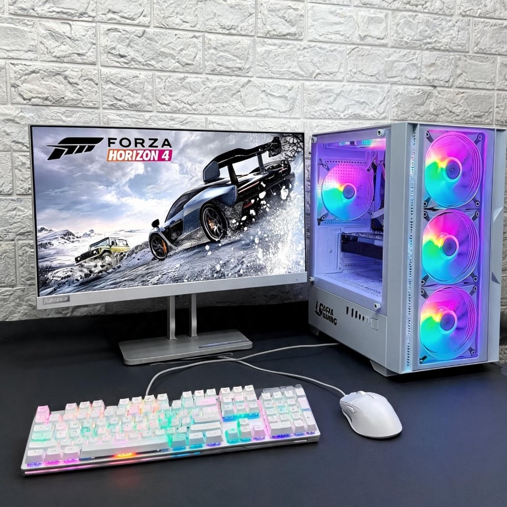 PC GAMING FULLSET RYZEN 5 3400G - RAM 16GB - SSD 1TB - MONITOR 24 INC
