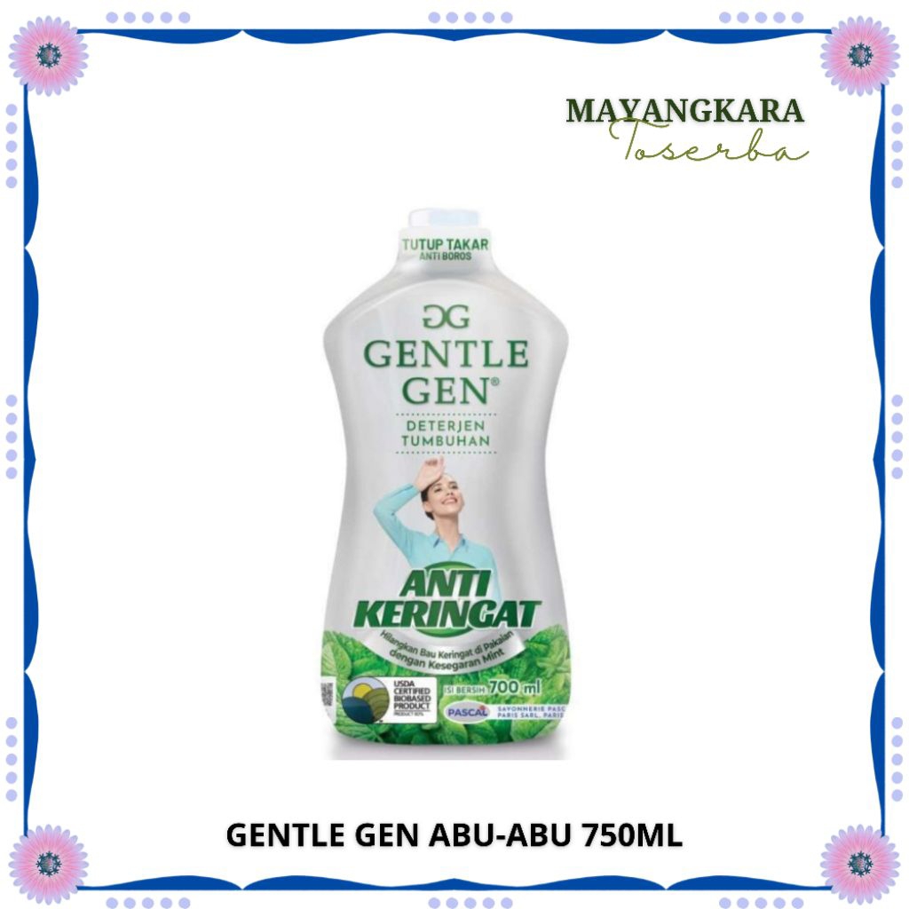 Deterjen Cair Gentle Gen 700ml/ Gentle cair 700ml/Gentle gen botol/Gentle gen abu-abu/Gentle gen mur