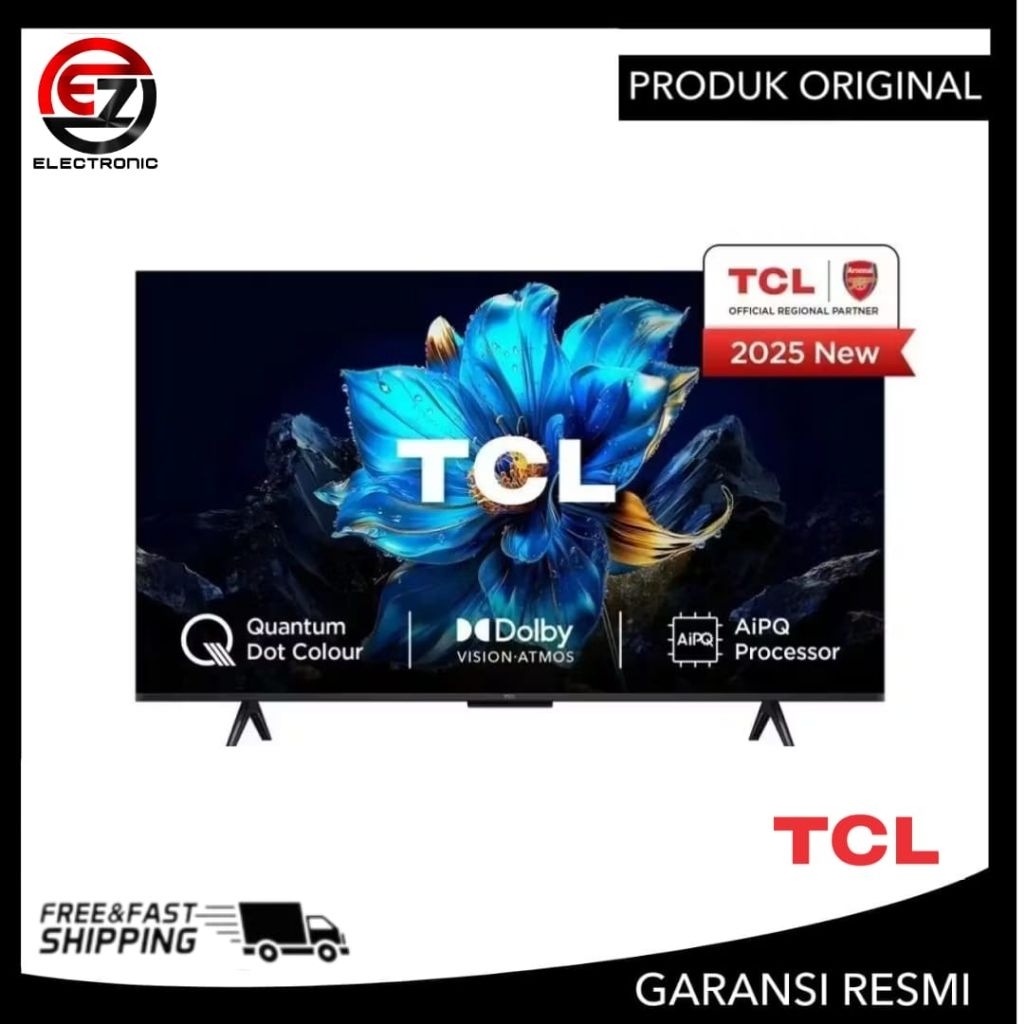 TCL 55T61C QLED Google TV 55 Inchi UHD 4K HDR Dolby Atmos 55T61