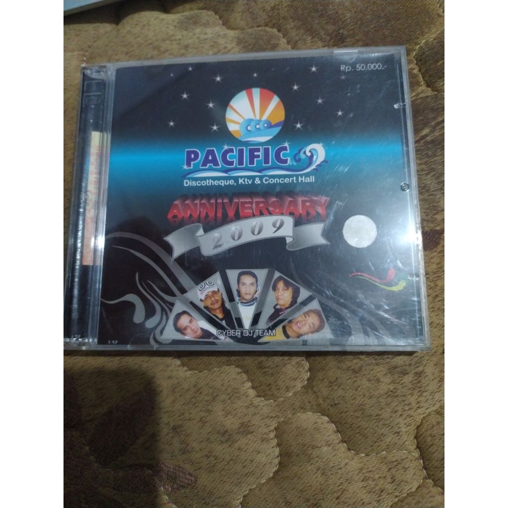 CD Audio Cyber DJ Team - Pacific Discotheque, KTV & Concert Hall - Anniversary 2009 (PT.Suara Mega M