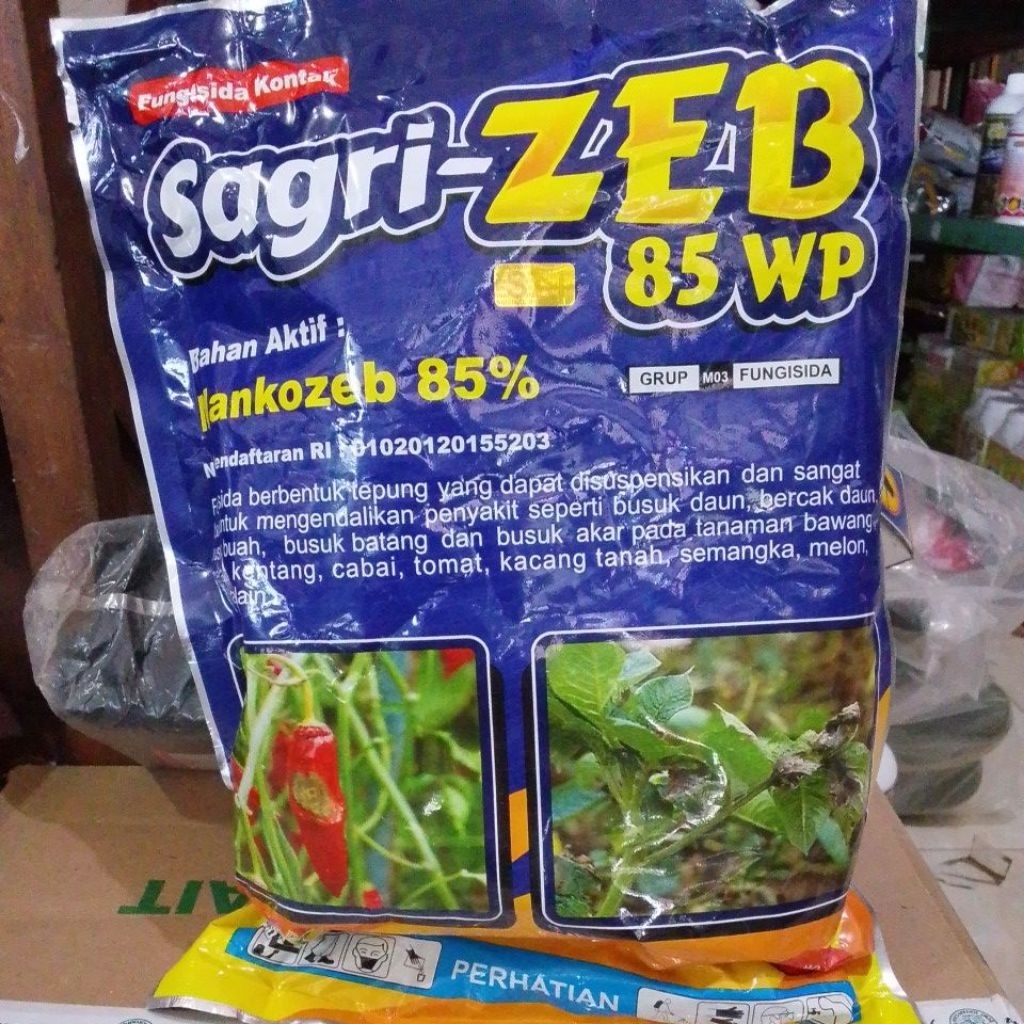 Fungisida kontak SAGRI-ZEB 85WP