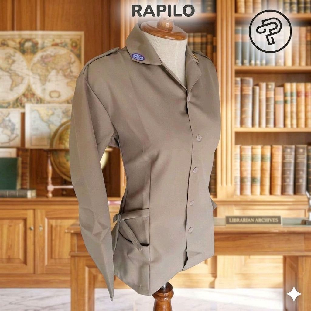 Baju Pramuka perempuan Tali Pinggang / Gesper Seragam Sekolah SD SMP SMA Bahan Kain Rapilo / Larici