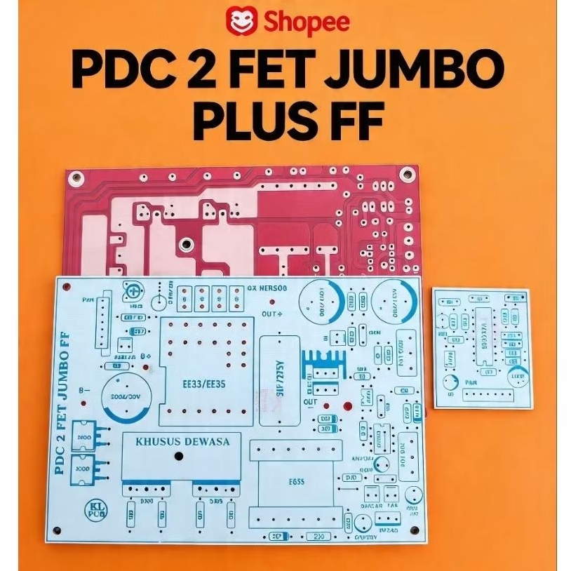 pcb inverter PDC 2 fet jumbo ff